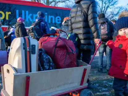 Fl&uuml;chtlinge aus der Ukraine. Auch in Sande werden nun Wohnungen gesucht. Symbolbild.