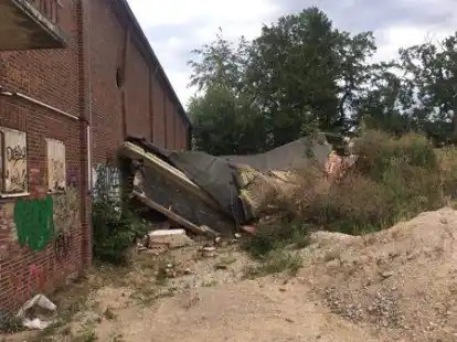 Im August 2019 wurde bei Abrissarbeiten ein Loch in die Au&szlig;enwand des Globe geschlagen. Jetzt ist das Loch endlich zu. Bis zur Neuer&ouml;ffnung dauert es aber noch etwas