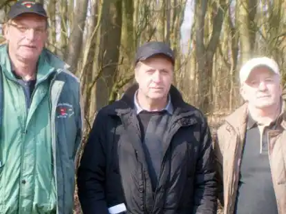Die besten Kontrollangler (von links): Josef Knobbe, Alexander Gek und Alexander Kopp.