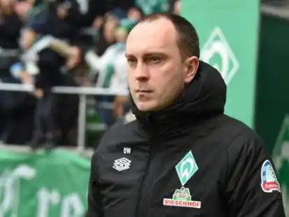 Werder-Trainer Ole Werner &auml;u&szlig;ert sich zu Presseauftritten von Vorg&auml;nger Markus Anfang