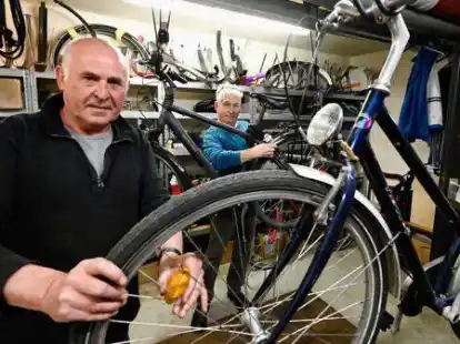 Thomas Meyer (links) und Thorsten Strau&szlig; geh&ouml;ren zum Team der Initiative 