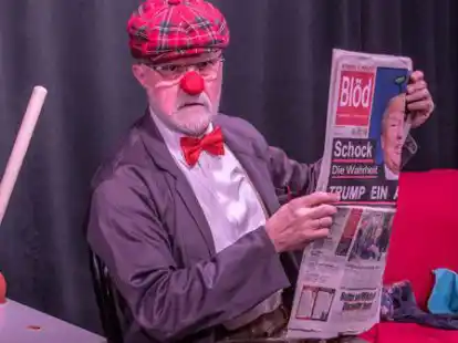 Clown Pavel Buntspecht ist Norbert Stieglitz