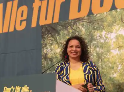 Lena Nzume steht auf Listenplatz 17 der Gr&uuml;nen.
