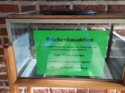 In den Kirchen der Gemeinde Lastrup stehen nun solche Sammelboxen.