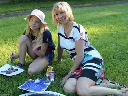 Stefanie Taubenheim arbeitet gerne mit Kindern, wie hier bei einer Ferienpassaktion.