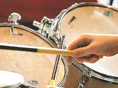 F&uuml;r den Musikernachwuchs: Die Kreismusikschule sucht in Edewecht neue R&auml;umlichkeiten f&uuml;r den Schlagzeugunterricht.