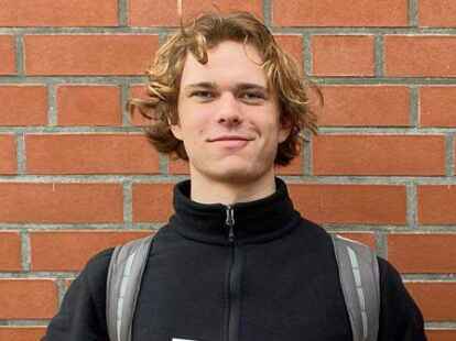 War mit seiner Leistung in der Qualifikationsrunde zufrieden: &bdquo;Jugend debattiert&ldquo;-Deb&uuml;tant Frieso Tamminga (18) vom Johannes-Althusius-Gymnasium.