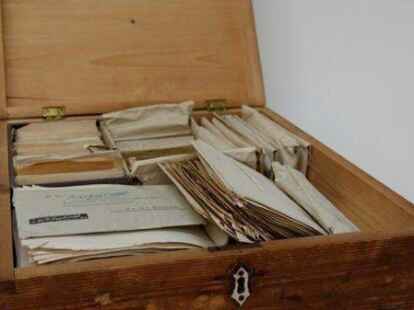 Beim Aufr&auml;umen entdeckt: der besondere Zettelkasten.