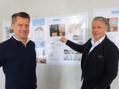 Mussten schon zweimal ihren Er&ouml;ffnungstermin verschieben: Andreas Baum und Ralph Hartmann. Bild: