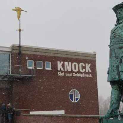 Das Siel und Sch&ouml;pfwerk an der Knock: Hier steht weiterhin die Erneuerung der Pumpen im Fokus.