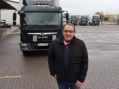 Ist froh &uuml;ber die abgewendete Insolvenz: Manfred Baer, neben J&ouml;rg Meyer Gesch&auml;ftsf&uuml;hrer der MB Transporte GmbH.