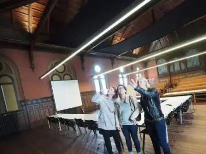 Traumhaft sch&ouml;n: Die Aula des ehemaligen Lehrseminars an der Peterstra&szlig;e 42  wird heute  kaum f&uuml;r  &ouml;ffentliche Veranstaltungen genutzt, die Orgel ist defekt. In dem Geb&auml;ude ist das Staatliche Baumanagement untergebracht.