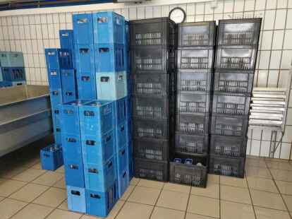 Eindr&uuml;cke aus der eigenen Molkerei des Hofes.