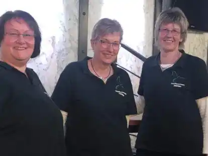Landfrauen Schortens : Sonja Lange, Sabine Ehmann, Annemarie Hasselhorn.