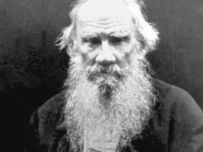 Ein ganz Gro&szlig;er: Der russische Schriftsteller Leo Tolstoi (1828-1910) galt als einer der gr&ouml;&szlig;ten Schriftsteller, Philosophen und Sozialutopisten des 19. Jahrhunderts.