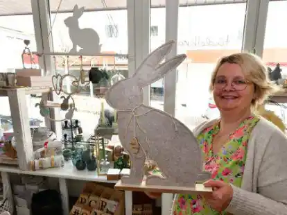 Auch zu Ostern 2022 ist das Gesch&auml;ft f&uuml;r Bastel-, Deko- und Geschenkartikel &bdquo;t&uuml;delkrams&ldquo; von Susanne Piero ein beliebter Anlaufpunkt.