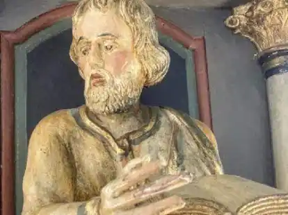 Statue in der St.-Ansgari-Kirche