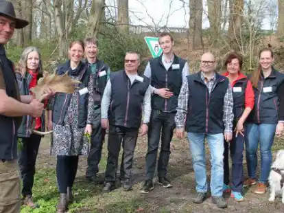 Bereit, G&auml;ste durch den Naturpark Wildeshauser Geest zu f&uuml;hren: Erstmals wurden Natur- und Landschaftsf&uuml;hrer ausgebildet.