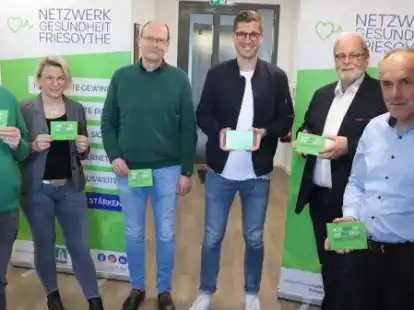 Sie wollen mit dem Netzwerk Gesundheit die Versorgung in Friesoythe sichern (von links): Bernd Rieken, Regina Peters-Trippner, Dr. Matthias Lamping, Jann Christian Hegewald, Georg Litmathe und Bernd Wessels.
