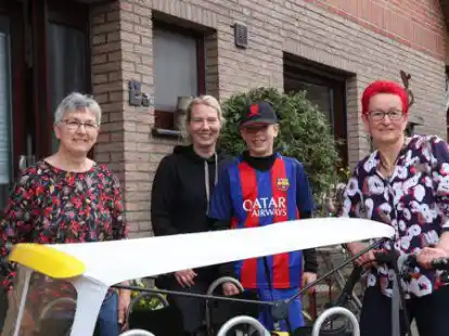 Setzen sich f&uuml;r bessere Bedingungen in der Kindertagespflege ein: die Tagesm&uuml;tter Andrea Jaedicke, Melanie Haase mit Sohn Marlon und Lisa Eils.