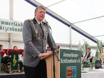 Wird auf der Delegiertentagung des Ammerl&auml;nder Sch&uuml;tzenbundes &uuml;ber das vergangene Jahr berichten: Pr&auml;sident Rolf Kaiser.