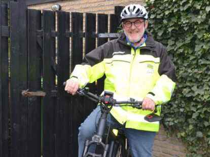 Schult Radfahrer wie auch Auto- und Motorradfahrer in Sachen Verkehrssicherheit: Gerhard Herrmann aus Ganderkesee.