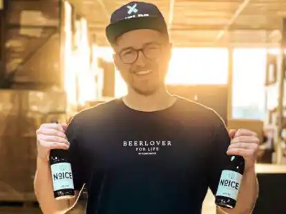 Clemens Brock ist auf TikTok bekannt. Mit der Welde-Brauerei ist er eine Kooperation eingegangen und verkauft seine eigene Marke &bdquo;Noice&ldquo; im Internet.