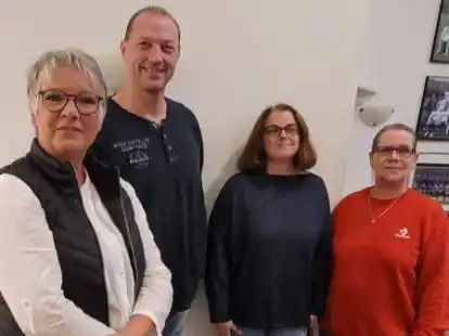 Neuer Vorstand des Ahlhorner Sportvereins: (von links) Heike Frommhold, Carsten Beelage, Brigitte Delitzscher und Bianca Nadermann.
