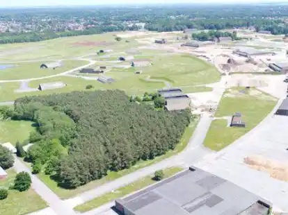 Auf dem ehemaligen Fliegerhorst in Oldenburg werden neue Wohnungen gebaut.