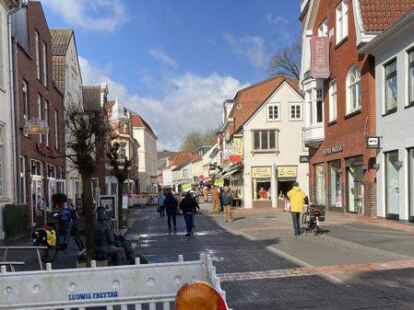 Viele Baustellen gibt es seit Jahren immer wieder in der Auricher Fu&szlig;g&auml;ngerzone.