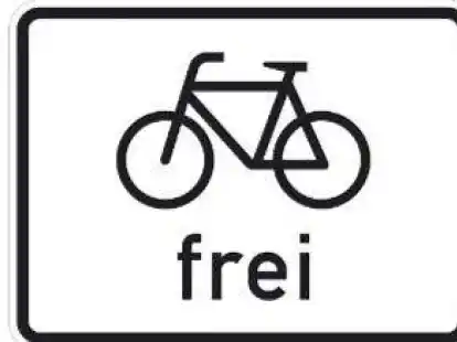 Radfahrer sind nur noch zu Gast auf vielen Fu&szlig;wegen in der Gemeinde Hude.