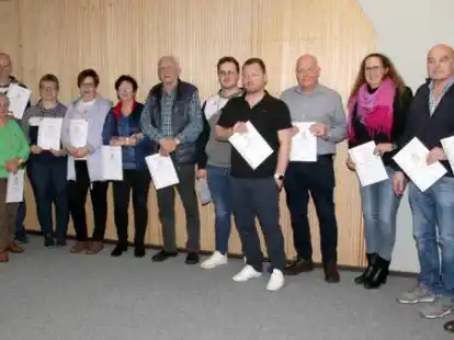 Treue zum Verein: Der Sch&uuml;tzenverein Leuchtenburg hat langj&auml;hrige Mitglieder geehrt.