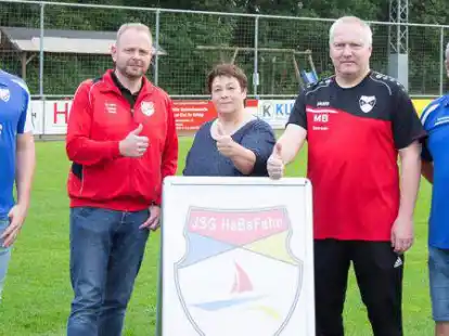 Sie freuen sich auf die neue Spielgemeinschaft (von links): Michael Baumann, Stephan Pieper, Doris Sibum, Matthias Beelmann und Joachim Beckmann.