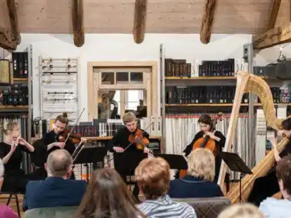 Das Wohnhus Janssen verwandelte sich in einen Konzertsaal.