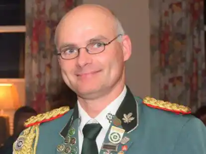 Erwartet viele Zuschauer: Dirk M&ouml;llmann, Vorsitzender des Sch&uuml;tzenvereins.