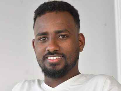 Mahmud Ibrahim ist mit dem Abschluss seiner Ausbildung sehr zufrieden.