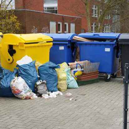 Weder gro&szlig;z&uuml;gige Stellpl&auml;tze noch gro&szlig;e Tonnen garantieren Ordnung.