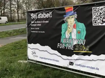 Motiv mit historischem Hintergrund: Wahlaufruf des Emder Jugendparlaments.