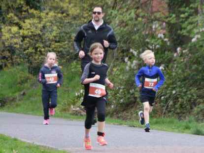 Schnell unterwegs: Auch die Nachwuchsl&auml;ufer in Gristede wussten mit guten Zeiten beim Mailauf zu &uuml;berzeugen.