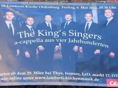 A-cappella aus vier Jahrzehnten trugen die King&rsquo;s Singers in der Lambertikirche vor.