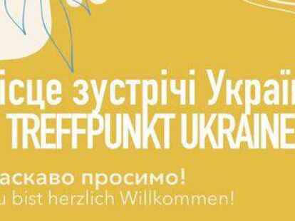 Ein  Flyer auf Deutsch und Ukrainisch: So sollen die Menschen angesprochen werden, die sich jeden Mittwoch zum Austausch im freikirchlichen Gemeindezentrum Augustfehn treffen k&ouml;nnen.