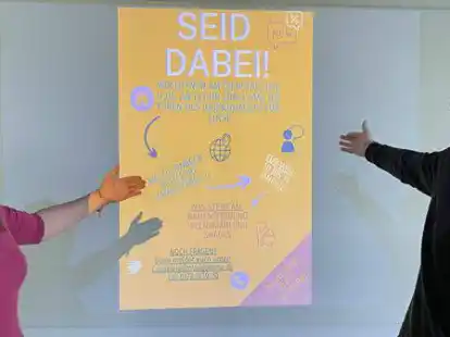 Caroline Ludewig und Cedric Dellmann freuen sich riesig auf die Er&ouml;ffnung des Jugendhauses am 17. Mai in Oldenbrok.