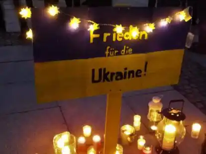 Auch an diesem Sonntag gibt es eine Mahnwache in Nordenham.