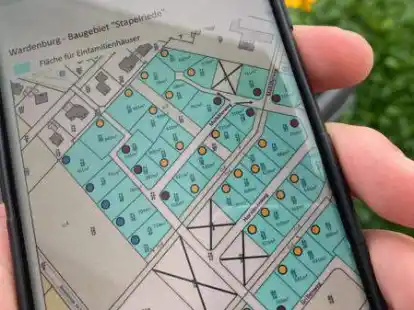 36 der 53 Grundst&uuml;cke im Baugebiet Stapelriede sind mittlerweile zugeteilt.