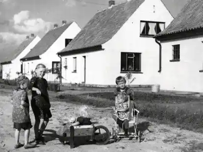 Zuhause gefunden: Die Kinder genossen die Annehmlichkeiten der neuen Wohnungen.