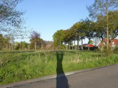 Platz f&uuml;r Familien: An der Goldenen Linie au&szlig;erhalb des Ortschildes sollen sechs Wohnbaugrundst&uuml;cke entstehen.