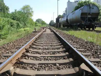 Die Gleise in H&ouml;ltinghausen: Auch hier m&uuml;ssten die Anlagen erweitert werden.