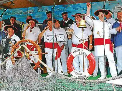 Tritt wieder in der Wandelhalle in Bad Zwischenahn auf: der Shanty-Chor Benthullen-Harbern.