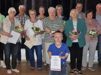 Der Sozialverband in Schwei ehrte bei der Jahreshauptversammlung zahlreiche Mitglieder.