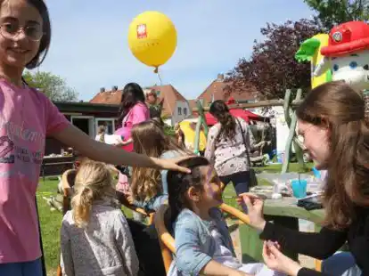 Auch die Kinder hatten ihren Spa&szlig; beim &bdquo;Tag der Generationen&ldquo;.